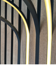 Black Neon Flex LED Strip for Acoustic <b>Panel</b> Lighting 3000K Warm White Flexible Wall Decorative <b>Light</b> - Product Image 3