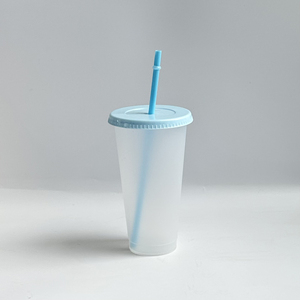 Couleurs Macaron Populaires – <span class=keywords><strong>Gobelet</strong></span> <span class=keywords><strong>Réutilisable</strong></span> Givré de 710 ml avec Couvercle et Paille, Style <span class=keywords><strong>Starbucks</strong></span>, en Plastique, Idéal pour le DIY sur les Réseaux Sociaux - Product Image 6