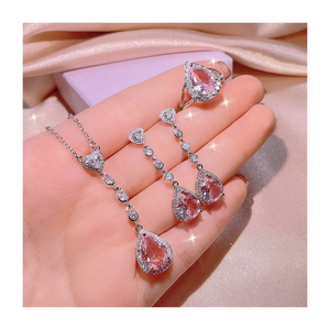 Conjunto joyas Plata 925 Joya DE PLATA kolye โซ่เงินเครื่องประดับ925สเตอร์ลิงโซ่เงิน Plata joyas - Product Image 1