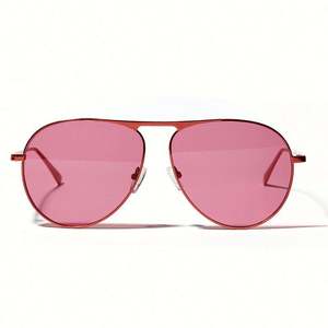 Gafas de Sol Rojas con Marco Metálico Vintage de Moda 2020 para Mujer, Gafas de Sol Extra Grandes con Protección UV400 - Product Image 6
