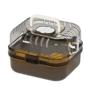 Cage à <span class=keywords><strong>hamster</strong></span> d'intérieur portable en PP, ventilation, sac à miel, pour shrews, seiche, ours doré, fournitures pour petits animaux, cage en gros - Product Image 5