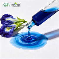Poudre de pois papillon en vrac sous marque privée, 100 % pure, poudre de thé bleu, usine OEM ODM