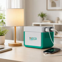 Station d'alimentation portable Meco 1000, générateur solaire 1000Wh, prend en charge l'entrée de panneaux solaires pour les petits appareils électroniques domestiques
