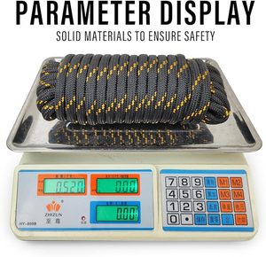 Diamond Braided Polypropylene Nylon <b>Rope</b> Mix <b>Thick</b> Heavy Duty <b>Ropes</b> 1/2 Inch 50ft - Product Image 3