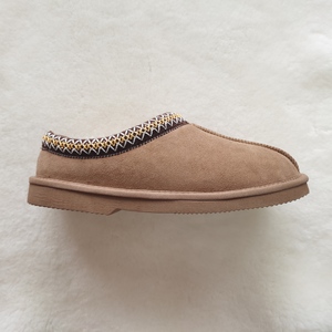 Custom Women's New Fashion Thick <strong>Sole</strong> Winter Snow <strong>Boots</strong> Warm Sheepskin for <strong>Slippers</strong> <strong>with</strong> Closed Toe Home Shoes for Winter - Product Image 3