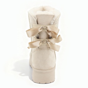 Женские зимние ботинки YL-1265 на платформе из искусственного меха, с противоскользящей подошвой, теплые, OEM и ODM на заказ - Product Image 5