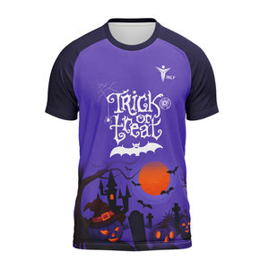 Cosplay personnalisé Halloween motif hauts à manches courtes grande taille chemises pour hommes fête personnalisation porter - Product Image 3