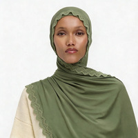 Hijab en jersey liquide Premium 2026 avec logo personnalisé, extensible dans quatre directions, respirant, mode musulmane pour femmes, prix d'usine