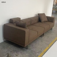 Ensemble de canapés de luxe Chesterfield en cuir PU, fauteuil inclinable moderne pour bureau, salon, style moderne, pour usage domestique