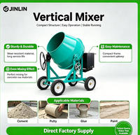 Bétonnière professionnelle JINLIN pour usage agricole et de jardin |   Moteur 2x22 kW, productivité 8 m/h, déchargement hydraulique, longue durée de vie