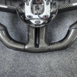 Volante Deportivo de Fibra de Carbono Real para Ford <span class=keywords><strong>Mustang</strong></span> Modelo 2010-2014, Volante de Cuero de Alta Calidad Personalizado - Product Image 4