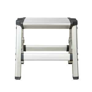 Tabouret pliant en aluminium à 2 marches, robuste, pour usage domestique, petite échelle, vente en gros d'usine, support OEM personnalisé - Product Image 4