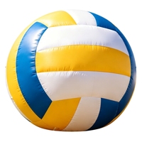 Modèle de volley-ball gonflable personnalisé YTSF-D20 avec souffleur et pompe à air électrique pour les fêtes en plein air, les parcs à thème et la décoration de festivals
