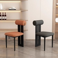 Nouvelle collection 2026 : Ensemble de chaises de salle à manger en bois massif, design nordique moderne, revêtement en velours, ergonomiques et empilables, garantie 2 ans