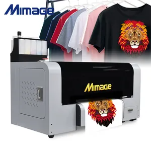 Mimagem marca dupla xp600/i3200 cabeças, camiseta, filme de animal de estimação, máquina de impressão dtf de inkjet, impressora a3 dtf
