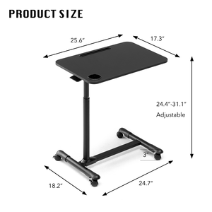 Chất Lượng Cao Phổ Biến Di Động Máy Tính Xách Tay Bàn Chiều Cao Có Thể Điều Chỉnh Máy Tính Bảng Cạnh Giường Đứng Bàn Cho Nhà - Product Image 4