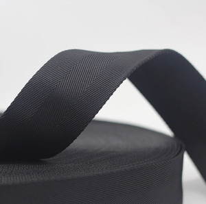 Polyester hình ống Vải rộng <span class=keywords><strong>2.5cm</strong></span> Ống vải Polyester dệt tay áo giả Nylon vải Ba lô dây đai - Product Image 5