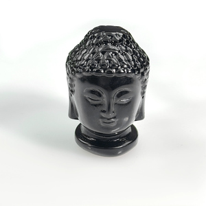 <span class=keywords><strong>Prix</strong></span> usine naturel noir <span class=keywords><strong>obsidienne</strong></span> tête de bouddha rubrique cristal artisanat <span class=keywords><strong>obsidienne</strong></span> sculpture pour la décoration de la maison - Product Image 1
