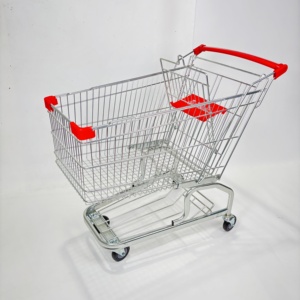 Chariot de courses silencieux en métal soudé, style allemand, pour supermarché - Product Image 4