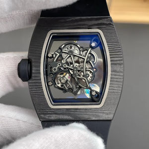 นาฬิกาข้อมือผู้ชายทรงซุปเปอร์สกินนี่ ทันสมัย สปอร์ต กันน้ำ นาฬิกาข้อมือระบบกลไกอัตโนมัติ คาร์บอนไฟเบอร์ - Product Image 1