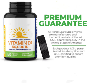 Vitahall Privite - Cápsulas Blandas de <span class=keywords><strong>Vitamina</strong></span> <span class=keywords><strong>D3</strong></span> K2 MK7 Veganas, Suplemento para el Apoyo Inmunológico y la Salud Ósea, <span class=keywords><strong>100000</strong></span> UI 50000 UI, Cápsulas Blandas de <span class=keywords><strong>D3</strong></span> K2 - Product Image 2