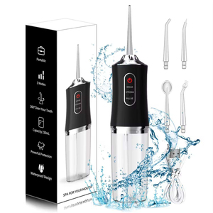 เครื่องทำความสะอาดฟันแบบพกพา ใช้แบตเตอรี่แบบชาร์จไฟผ่าน USB กันน้ำระดับ IPX7 พร้อมแรงดันน้ำ 5+ ระดับ - Product Image 1