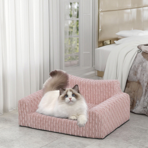 Venta al por mayor de cama para mascotas desmontable lavable de felpa para perros barato Simple perrera para mascotas de interior Muebles personalizados para mascotas cama antibacteriana para perros