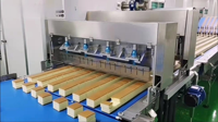 Ligne de production entièrement automatique YUCHO pour gâteaux roulés, mousses, chiffons et éponges, haute productivité, avec découpe et roulage