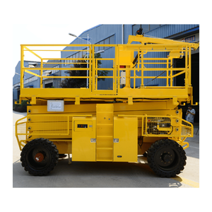 Plataforma Elevadora de Tijera Móvil Eléctrica Hidráulica de 10m 12m 14m 18m, Capacidad de 300Kg 1T 2T, Elevador de Personas Móvil - Product Image 5