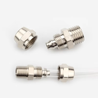 Raccord rapide mâle en laiton étanche raccord d'air robuste 6-16mm pour systèmes 1/8 1/4 /2 basse pression