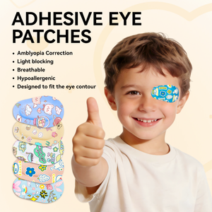 Patch d'occlusion oculaire sans latex OEM <span class=keywords><strong>pour</strong></span> la récupération de <span class=keywords><strong>l</strong></span>'amblyopie et du strabisme, couvre-œil médical respirant - Product Image 5