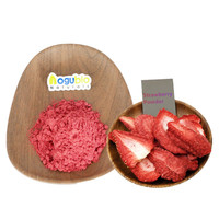 Biologisch gevriesdroogd aardbeipoeder 100% puur natuurlijk fruitpoeder groothandel rechtstreeks van de fabriek