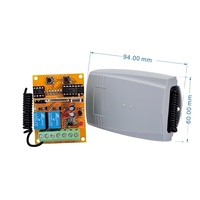 Radio sans fil universelle, 2 canaux, carte de contrôle des récepteurs, AC/DC 12-24V, yec402pc