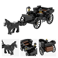 Vente en gros de blocs de construction militaires noirs Leguoguo MOC MOOXI MOC5039 et jouets de construction de modèles en briques, jouets promotionnels