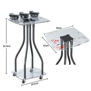 Zxm New Deign Salon Furniture Acrylic Hair Salon Tray Multi-Functional With Dye Bowl <b>Beauty</b> Salon <b>Trolley</b> - Product Image 6