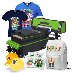 Digital T Shirt Textile Printing Machine Heat Pet Film DTF Printer With Double 4720 i3200 Print Heads L1118/L1119/L130/L1300