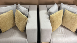Sillón de Diseño con Brazos de Tela de Lujo, Sillón Moderno de Descanso para Sala de Estar, Tela de Lujo, Color L - Product Image 3