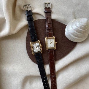 Đồng hồ nữ cao cấp Reloj Mujer phong cách Bắc Âu La Mã đồng quê mặt vuông tinh tế dây đeo sang trọng đồng hồ nữ thời trang rừng rậm cao cấp - Product Image 5