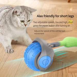 Factory <b>Interactive</b> Cat Ball <b>Toys</b> 360 Smart Self Fast Rolling Cat <b>Toy</b> Speedy Tail 2.0 Automatic Moving Peppy <b>Dog</b> Pet Ball <b>Toys</b> - Product Image 3