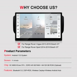 For NaviHua for Range Rover Vogue/Sport 13-16 Bosch 13.0 Inch Android Multimedia Portable Car <b>Stereo</b> GPS Head Hot Sales Carplay - Product Image 4