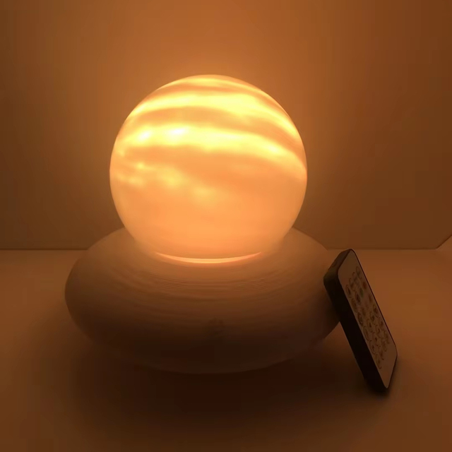 Xinvo Patent Private Model 3 in 1 Multi Function UFO Ripple Lamp Stereo Bluetooth Speaker With White Noise Machine