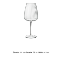 Verre à vin rouge Speakeasie Swing 70 cl H 24,3 cm Ø 10,1 cm Luigi Bormioli