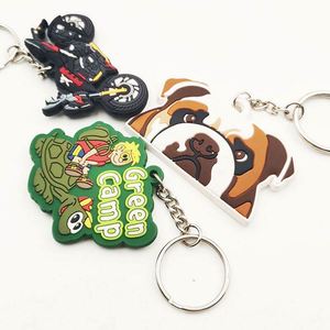 Pvc Letter Key Chain Ring Silicone Letter Key Chain Ring Custom Designer Silicone Letter Key Chain Ring Rubber Keychain - Product Image 2