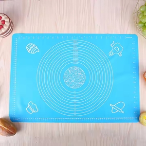 Pure Food Grade Silicone Pastry <b>Mat</b> Extra Thick Non-Stick Eco-Friendly Dishwasher Safe Baking <b>Mat</b> <b>Rolling</b> Dough Measurements - Product Image 5