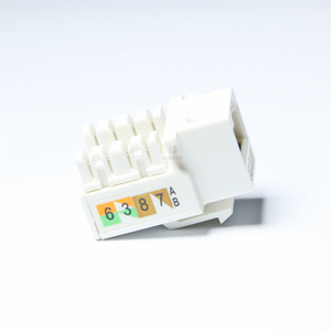Placa de pared para <span class=keywords><strong>cable</strong></span> UTP sin herramientas, conector Keystone <span class=keywords><strong>Cat</strong></span> <span class=keywords><strong>6a</strong></span> Zhefan RJ45, conector impermeable IP68 - Product Image 2