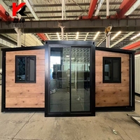 Petite Maison Mobile Maisons Préfabriquées Pliantes 4 Chambres 20 pieds 40 pieds Maison de Conteneur Extensible de Luxe