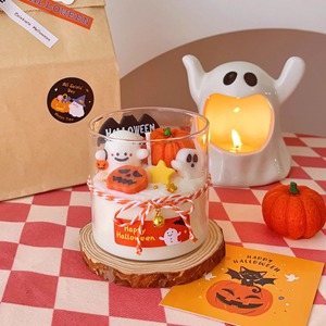 New Arrival Halloween Cute Scented Pumpkin <b>Candle</b> Souvenir Creative Cross-Border Factory Source Match for <b>Gift</b> Giving - Product Image 2