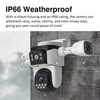 Vstarcam CS621SR Caméra de vidéosurveillance à lentilles multiples Wifi Interphone à deux voies Détection intelligente AI Vision nocturne PTZ Caméra IP extérieure pour la maison 4G