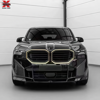 Kit carrosserie en fibre de carbone sèche style LD pour BMW XM G09 : Lame avant, diffuseur arrière, jupes latérales, capot, aileron arrière, extensions d'ailes
