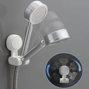 泰利新设计真空吸盘淋浴支架ABS塑料无钻孔淋浴喷头支架